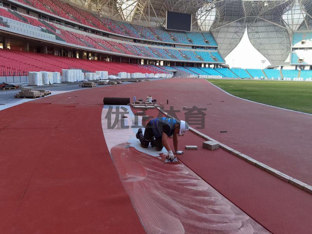 仁布预制型橡胶跑道每平方米的价格